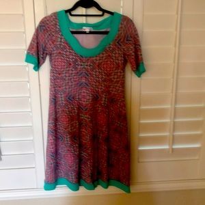 Cerulean blue sundress/cover up